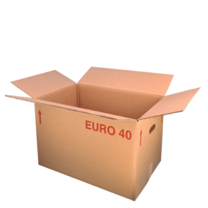 Hele Eurodoos 40 - 60x40x40 CM van zware kwaliteit - Per 165 stuks (pallet)